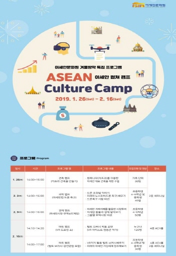 ASEAN Culture Camp - 'Construction/Science/Economy/Art Camp'